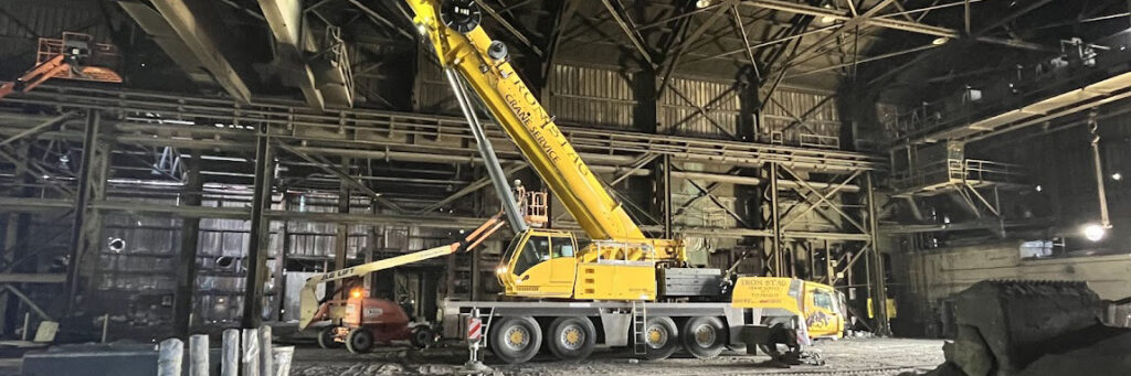 Crane at Frog Switch